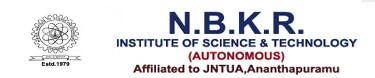NBKR Institute of Science and Technology